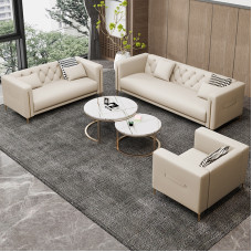 Modern Business Reception Leather Sofa Set Modern Business Reception Leather Sofa Set