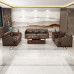 Modern Luxury Executive Office Sofa Bookcase Set
