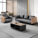 ThreeSeater Wooden Sofa Set for Business Office Reception ThreeSeater Wooden Sofa Set for Business Office Reception
