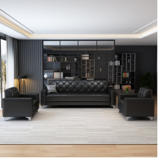 Business Office Sofa Couch Tea Table Combination Set Business Office Sofa Couch Tea Table Combination Set