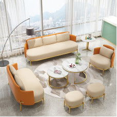 Luxury Office Sofa Tea Table Set Luxury Office Sofa Tea Table Set