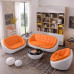 Office Sofa Simple Business Leather Sofa
