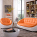 Office Sofa Simple Business Leather Sofa