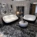 Office Sofa Simple Business Leather Sofa