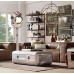 American Loft Industrial Retro Leather Sofa Can Be Customized