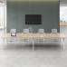 Small Modern Conversation Office Furniture Training Desk Chair Set