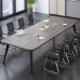 Small Modern Conference Room Training Desk Simple Workstation Long Office Desk Chair Set Small Modern Conference Room Training Desk Simple Workstation Long Office Desk Chair Set