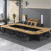 Large Creative Oval Conference Table U Shape Office Table and Chairs