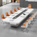 Large White Rectangular Office Furniture Training Desk for Painting Conferences Large White Rectangular Office Furniture Training Desk for Painting Conferences