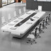 Large White Rectangular Office Furniture Training Desk for Painting Conferences Large White Rectangular Office Furniture Training Desk for Painting Conferences