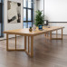 Modern Minimalist Wooden Conference Table Chair Set Modern Minimalist Wooden Conference Table Chair Set