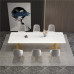 Scandinavian Marble Rectangular Office Desk Table Chairs Scandinavian Marble Rectangular Office Desk Table Chairs