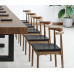 Wooden Conference Table Chair Set Large Work Table