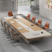 Large Office Furniture Training Meeting Desk Chair Combo