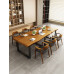 Wooden Loft Conference Desk Workstation Computer Desk Negotiation Table Office Desk Minimalist Modern Large Table