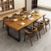 Wooden Loft Conference Desk Workstation Computer Desk Negotiation Table Office Desk Minimalist Modern Large Table