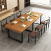 Wooden Loft Conference Desk Workstation Computer Desk Negotiation Table Office Desk Minimalist Modern Large Table