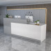 Front Desk Reception Desk Co Company Counter Painted Front Desk Table Clothing Store Milk Tea Store Minimalist Cashier Desk