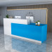 Front Desk Reception Desk Co Company Counter Painted Front Desk Table Clothing Store Milk Tea Store Minimalist Cashier Desk
