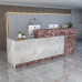 Front Desk Reception Desk Co Company Counter Painted Front Desk Table Clothing Store Milk Tea Store Minimalist Cashier Desk