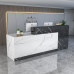 Front Desk Reception Desk Co Company Counter Painted Front Desk Table Clothing Store Milk Tea Store Minimalist Cashier Desk