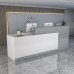 Front Desk Reception Desk Co Company Counter Painted Front Desk Table Clothing Store Milk Tea Store Minimalist Cashier Desk