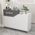 Small Reception Desk for Ladies Fashion Shop with Modern Minimalist Design Small Reception Desk for Ladies Fashion Shop with Modern Minimalist Design