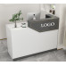 Small Reception Desk for Ladies Fashion Shop with Modern Minimalist Design Small Reception Desk for Ladies Fashion Shop with Modern Minimalist Design