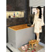 Wooden Barrel Bathtub Mini Home Sit Alone Japanese Adult Bathing