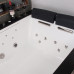 Dual Independent Massage Bathtub Luxury Pleasure Pool Surfing Home Maxi Bathtub Dual Falls Super Large