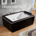 Dual Independent Massage Bathtub Luxury Pleasure Pool Surfing Home Maxi Bathtub Dual Falls Super Large