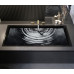 Small Hotel Home Embedded Black ThinRim Acrylic Deep Bathtub