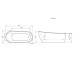 Acrylic Freestanding Tub Seamless Bathtub
