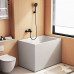 Deep Soak Mini Japanese Style Tub Small Household Sitting Acrylic Standalone Mobile Mini
