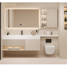 Custom Wooden Bathroom Cabinet Set