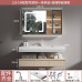 AllinOne Cream Bathroom Cabinet Set with Washbasin Robot AllinOne Cream Bathroom Cabinet Set with Washbasin Robot