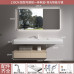 AllinOne Cream Bathroom Cabinet Set with Washbasin Robot AllinOne Cream Bathroom Cabinet Set with Washbasin Robot
