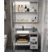 Modern Minimalist Aluminum Bathroom Cabinet Ceramic Washbasin Washing Sink Vanity Basin Set Modern Minimalist Aluminum Bathroom Cabinet Ceramic Washbasin Washing Sink Vanity Basin Set