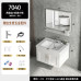 Space Aluminum Bathroom Cabinet Suite Modern Minimalist Bathroom Wash Basin Sink Vanity Mirror Cabinet Small Bathroom Hand Wash Basin Pool Space Aluminum Bathroom Cabinet Suite Modern Minimalist Bathroom Wash Basin Sink Vanity Mirror Cabinet Small Bathroom Hand Wash Basin Pool