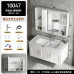 Space Aluminum Bathroom Cabinet Suite Modern Minimalist Bathroom Wash Basin Sink Vanity Mirror Cabinet Small Bathroom Hand Wash Basin Pool Space Aluminum Bathroom Cabinet Suite Modern Minimalist Bathroom Wash Basin Sink Vanity Mirror Cabinet Small Bathroom Hand Wash Basin Pool