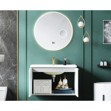 Modern Minimalist Bathroom Cabinet Combination Smart Mirror Washbasin Cabinet Ceramic Integrated