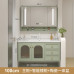 Oak Bathroom Cabinet Ceramic Sink Wash Basin Vanity Oak Bathroom Cabinet Ceramic Sink Wash Basin Vanity