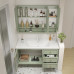 Oak Bathroom Cabinet Ceramic Sink Wash Basin Vanity Oak Bathroom Cabinet Ceramic Sink Wash Basin Vanity