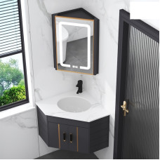 Triangle Space Aluminum Bathroom Vanity Sink Combo Triangle Space Aluminum Bathroom Vanity Sink Combo