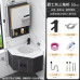 Triangle Space Aluminum Bathroom Vanity Sink Combo