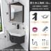 Triangle Space Aluminum Bathroom Vanity Sink Combo