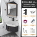 Triangle Space Aluminum Bathroom Vanity Sink Combo