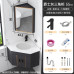 Triangle Space Aluminum Bathroom Vanity Sink Combo