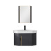 Triangle Space Aluminum Bathroom Vanity Sink Combo