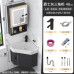 Triangle Space Aluminum Bathroom Vanity Sink Combo